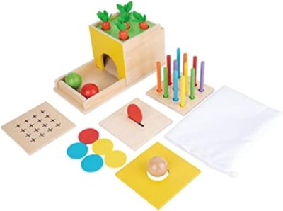 Adena Montessori 5 in 1 Wooden Play Kit