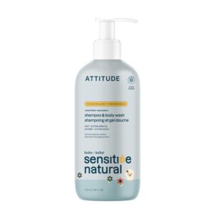 ATTITUDE Baby 2-in-1 Shampoo & Body Wash, Unscented