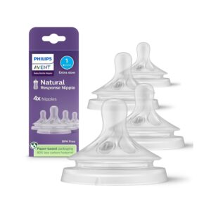 Philips Avent Natural Response Nipples, 4-Pack