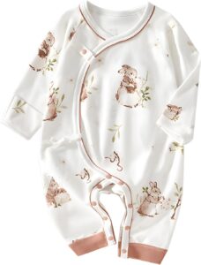 Organic Cotton Footless Newborn Sleepers