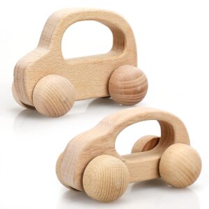TOY Life Wooden Montessori Cars for Babies