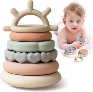 Moonkie Stacks of Circles Teething Toy