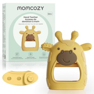 Momcozy Baby Teether Toys | Safe Silicone Teething Relief
