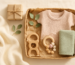 eco friendly newborn gift basket