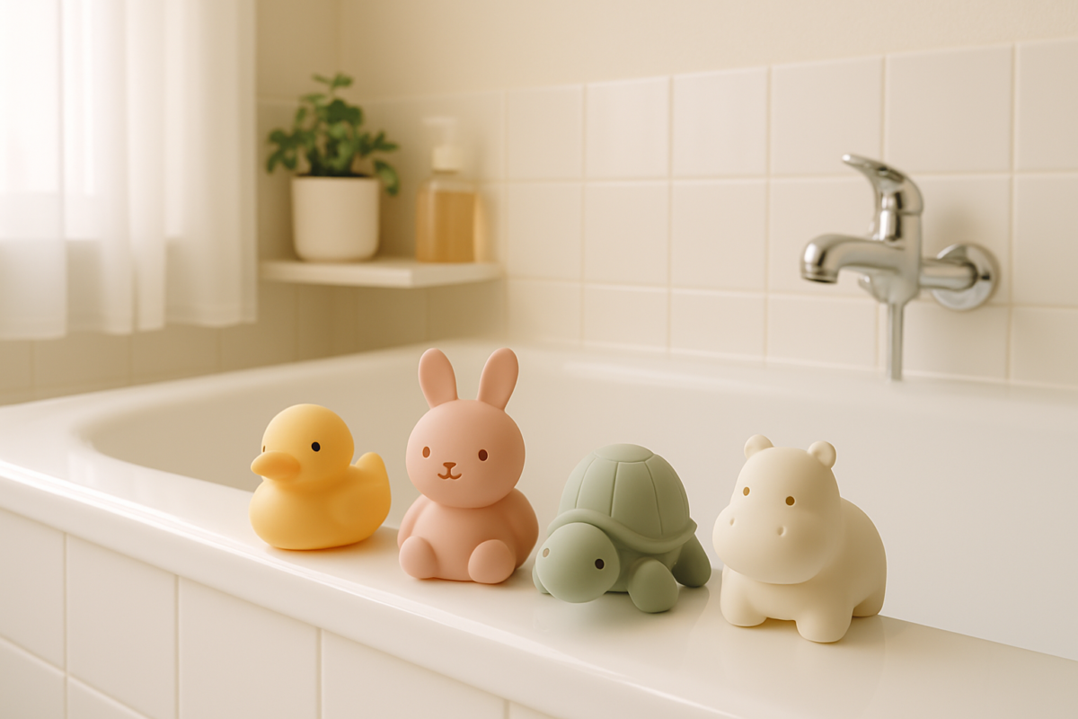 moldy bath toys