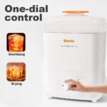 BOLOLO Baby Bottle and Pacifier Steam Sterilizer and Dryer with HEPA Filter