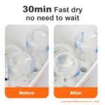 BOLOLO Baby Bottle and Pacifier Steam Sterilizer and Dryer with HEPA Filter