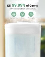 HAUTURE 6-in-1 Baby Bottle Sterilizer and Dryer, 10-Bottle Capacity
