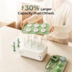 Momcozy 3-Layer Bottle Sterilizer and Dryer with HEPA Filter, Pump-Part Mode