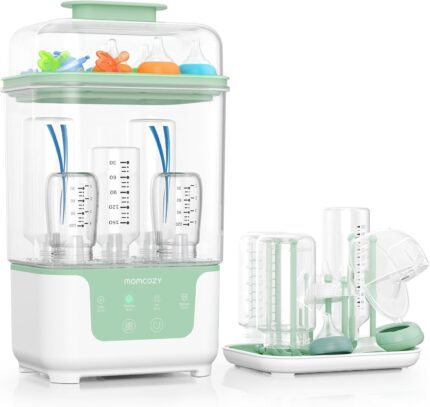 Momcozy Modular Nesting 4-in-1 Compact Bottle Sterilizer and Dryer