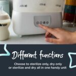 Tommee Tippee Steridryer Electric Steam Sterilizer and Dryer with HEPA Filter